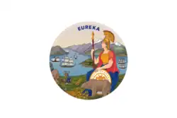 Digital reconstruction of the 1861 state flag made for the San Francisco Board of Supervisors (based on description)[73]