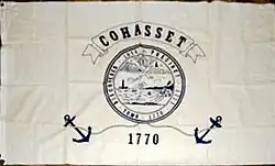 Flag of Cohasset, Massachusetts