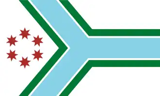 Flag of Cook County, Illinois, USA