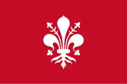Flag used until the defeat of the Ghibellines in 1250
