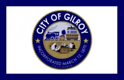 Flag of Gilroy, California