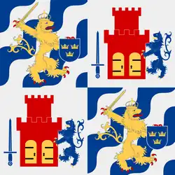 Flag of Göteborgs och Bohus län