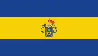 Flag of Guadalajara, Jalisco, Mexico