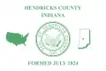Flag of Hendricks County, Indiana