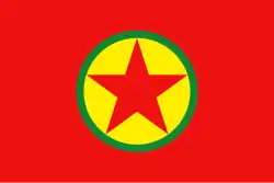 Flag of the Kurdistan Workers' Party