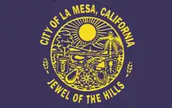 Flag of La Mesa, California