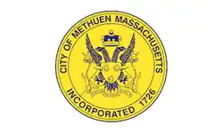 Flag of Methuen, Massachusetts