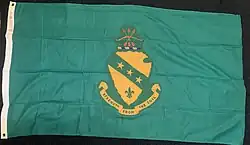 Vintage North Dakota Governor flag with no stars