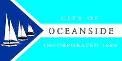 Flag of Oceanside, California