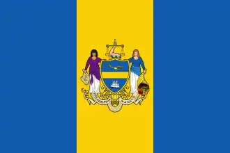 Flag of Philadelphia, Pennsylvania, United States