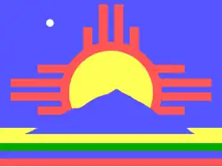 Flag of Roswell, New Mexico, United States (El Capitan)