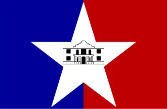 Flag of San Antonio, Texas, United States