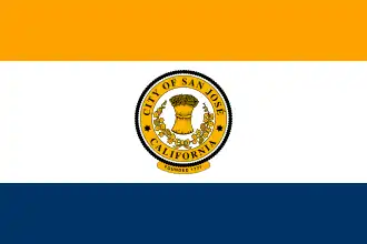 Flag of San Jose, California, United States