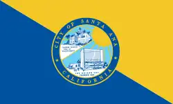 Flag of Santa Ana, California