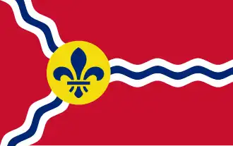 Flag of St. Louis, Missouri, USA
