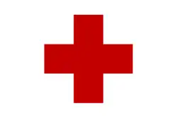 Tonga (1862–1866), similar to the flag of the Red Cross, used as the jack of Tonga