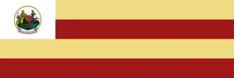 Digital reconstruction of the state flag from 1875