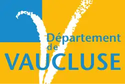 Flag of the Department of Vaucluse, Provence-Alpes-Côte d'Azur, France
