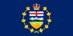 Flag of lieutenant governor of Alberta