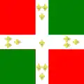 1:1 First flag of the Tamatave Kingdom, 1750–1819