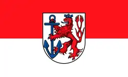 Flag of Düsseldorf, Germany