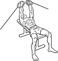 Lying cable fly end