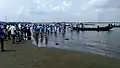 A view of how the Wouri banks looks like during the Ngondo