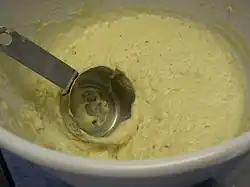 The dough is slack, or relatively wet
