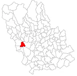 Location in Prahova County
