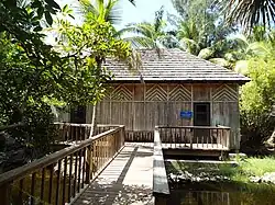 Fort Lauderdale's first theater, the "Island Theater", located in the grounds of the Bartlett Estate.