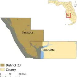 Map of the district