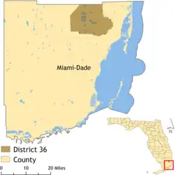 Map of the district