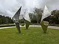 Bert Flugelman 2007, Conversation, stainless steel, Point Leo, Victoria