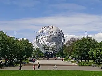 Unisphere sculpture in Flushing Meadows–Corona Park