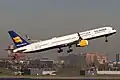 Boeing 757-300 TF-FIX of FlyKhiva (operated by Icelandair) departing from Tashkent Airport