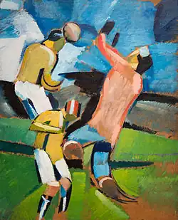 Harald Giersing, 1917, oil on compoboard, 149.1 × 122&nbsp;cm, ARoS Aarhus Kunstmuseum