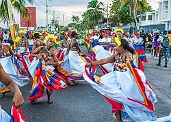 Folklore Haïtienne dancers at a Festival