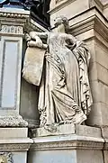 "Light Comedy". Statue by Pradier on the Fountaine Molière.
