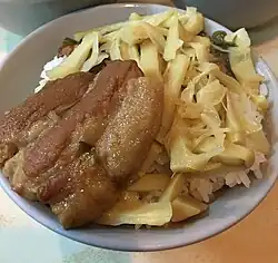 Chinese braised pork rice