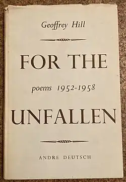 Book cover titled "For the Unfallen"