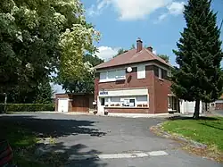 The town hall in Forceville