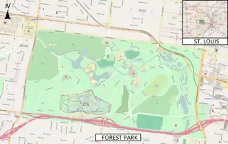 Saint Louis Science Center is located in Forest Park (St. Louis)