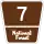 State Route 162 and Forest Highway 7 marker