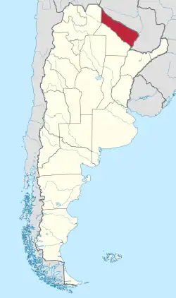 Location of Formosa