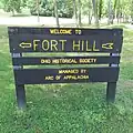 Entrance to Fort Hill