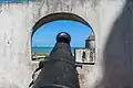 Cannon ball at Fort Saint Jago