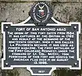 Historical marker installed by the Historical Research and Markers Committee in 1937