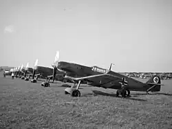 Bf 109B-1:s at Budaörs Airport, 1937