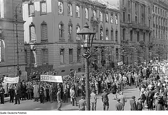 Palais Goerne/Lichtenau (ruins, 1946)