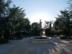 Fountain located in the Robert Visiani Park